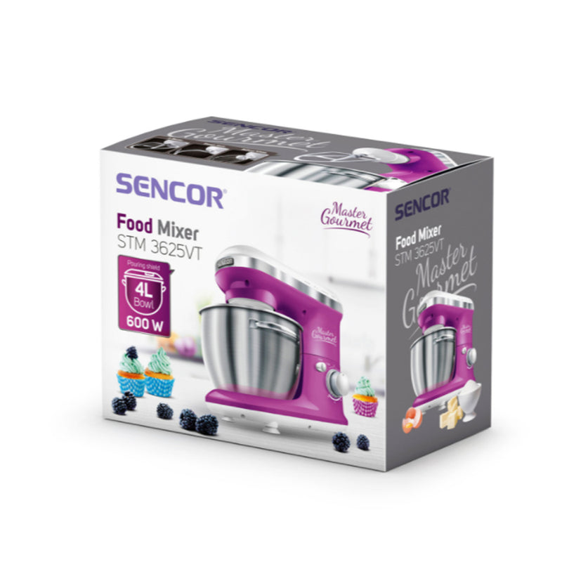 Sencor STM-3625VT 4.2Qt. 6-Speed Stand Mixer (Purple)