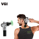 VGI Deep Tissue Percussion Muscle Massage Gun - 6 Speed Levels & 4 Interchangeable Massage Heads