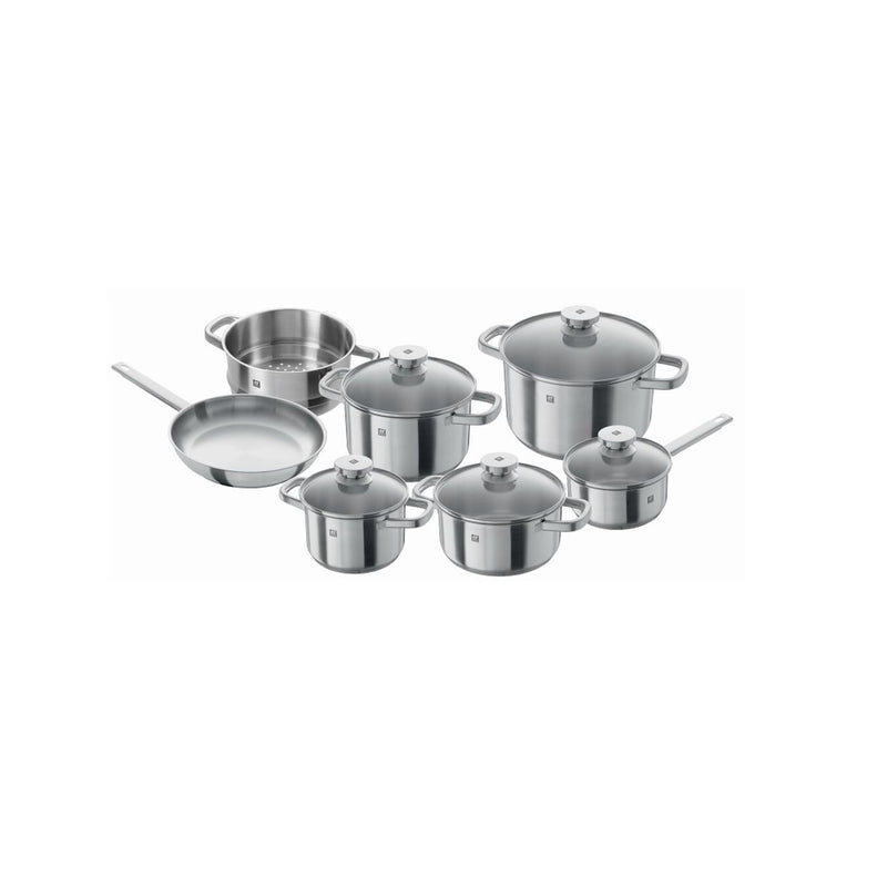 Zwilling 64040-001 Joy 12-Piece 18/10 Stainless Steel Cookware Set
