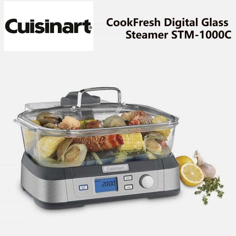 Cuisinart STM-1000 Digital Glass Steamer -Manufacturer Refurbished